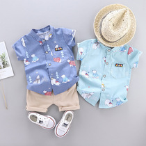 Shirt Shorts For Boys Cotton Childrens Summer Clothes Baby