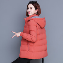 Down Cotton Clothing Lady 2022 Winter New Middle Aged Mother Cotton Dressing Plus Suede Thickened Jacket Mid cotton padded jacket