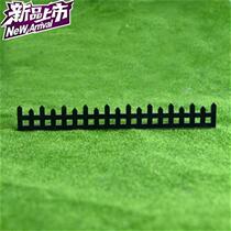 2021diy sand a plate making garden railing 1:25 black acrylic fence S fence guard c fence transparent fence