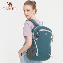 Camel large capacity mountaineering bag Shoulder bag School bag Wear-resistant college student outdoor hiking light leisure travel backpack