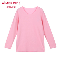 Love children warm velvet round neck girl long sleeve top AK1721691