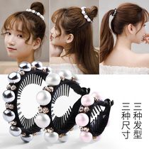 Korean hair accessories Head accessories Rhinestone hair clip Hair twist clip Grab clip Hair twist clip Ponytail clip Ponytail buckle woman