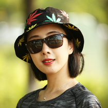 Outdoor sunscreen fishermans hat childrens hat Joker travel sun hat female art spring summer sunshade hat basin hat