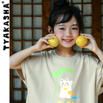 (Cool Series) TYAKASHAKIDS Takasha Childrens T-Shirt Kids T-Shirt Boys Boys Short Sleeves T-Shirt