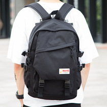 New trendy backpack mens large capacity travel backpack female college students high school students schoolbag computer bag couple models