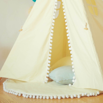ins childrens tent floor mat environmentally friendly Nordic simple hair ball bedroom window climbing mat round mat