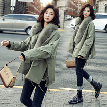 Gush cotton clot woman short 2021 Winter Korean version easy to overcome with small sub cotton clothes thickened jacket cotton padded jacket