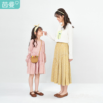 Inman children dress girl dress girl dress checkered child princess nepotism dress foreign gas skirt 2022 spring new