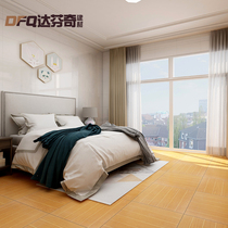 Simple modern American antique brick 600x600 living room bedroom floor tile Wood grain terrace tile B6T015