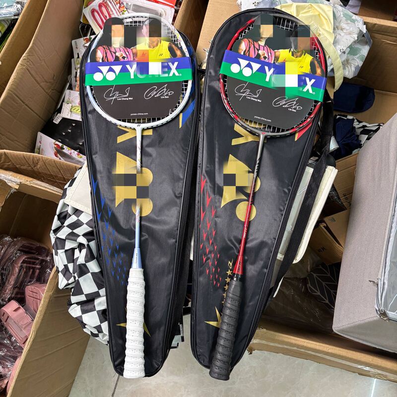 【No Detours, Wholesale Price】Yonex Full Carbon One-Piece Racket 100g【2 Rackets + 2 Packaging】
