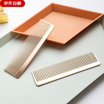 Nordic style alloy comb Lady special long hair summer cold portable hairdressing comb home retro tooth comb