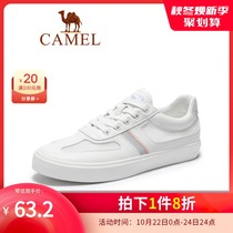 Camel Mens Shoes Super Fiber Small White Shoes Young Students Leisure Shoes Mens trendy shoes Korean Breathable Board Shoes