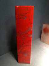 Guilin New felt calligraphy inkstone table chicken blood Jade Dahongpao seal collection on the upper Earth material