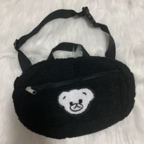  Spot homemade super invincible cute bear waist bag earth cool bungee chest bag messenger bag