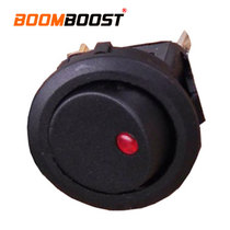 10pcs round with lamp cat eye light rocker switch 12V 24V 220V LED light car boat type switch