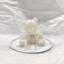 Homemade Korean ins Wind cute mini mini bear scented candle with hand gift