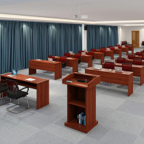 Staff Training Session Desk Long Table Campus Students Class Table And Chairs Combined Double Bar Table Negotiation Table Office Furniture