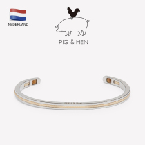 pig and hen bracelet male and female couple personality bracelet trend fashion simple open bracelet ins trendy brand gift
