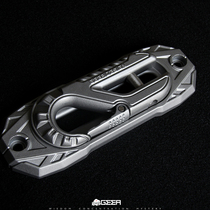 GEEA rope guide set electric winch guide rope rack rope stopper tow hook connector aluminum head modification