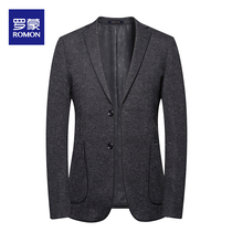 Romon mens casual single West 2020 spring and autumn new suit jacket Korean version of the wild slim youth suit top