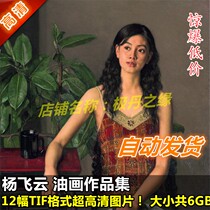 Oil Painting Ultra High Clear Pictures Yang Feiyun Works Painting Collection Of 12 Characters In Imitation Design Material Printing Spray Painting Complete