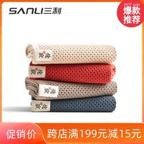Sanli Cotton Gauze Towel Adult Increase Thickened Japanese Face Wash Towel Absorbent Couple Hotel Towel