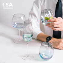 LSA imported red wine glass creative glass glass whisky glass glass simple glass cup goblet champagne cup