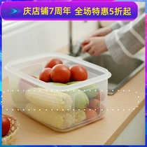   Extra large capacity large food grade preservation box Refrigerator storage box Freezer freezer plastic preservation 