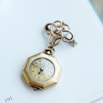 Western antique jewelry Pocket watch brooch Universal exquisite multi-purpose retro mechanical watch collection 80