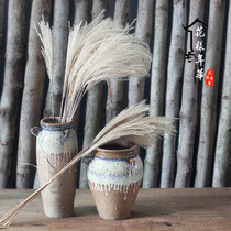 Dried flowers Country literature and art beautiful home decoration Dried flowers Wild reed Pu reed small reed flower whisk flower decorative flower