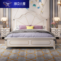 American bed 1 5 princess bed adult wedding bed modern simple bed European bed high Box Storage Bed 1 8 M master bed