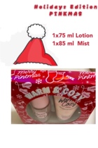 Christmas PINK SET 1x75 ml Scented Lotion 1x85 ml Mist