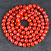 10 2-10 8mm161 71 grams (Baoshan material) heavy treasure pot South red agate bracelet necklace bead
