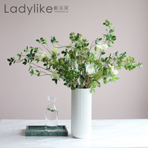 ins Nordic simple fake flower simulation Banyan tree leaves King flower living room TV Cabinet plant decoration Flower home furnishings