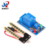 5V Soil moisture relay module Soil moisture sensor Robot has water suction