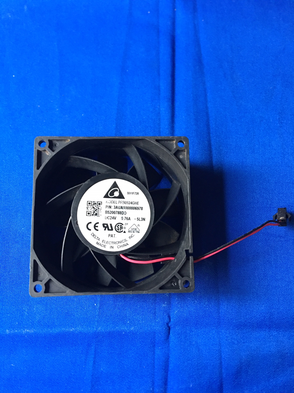 ABB inverter ACS550 fan 3AUA0000006978 PFB0924GHE-5L3N