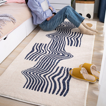 Lamb suede rug Nordic bedroom Book room Home modern minimalist bedside cushion tatami