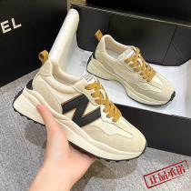 Hong Kong Ghan Shoes in 2022 new womens shoes with Waff summer breathable thick - sole women sports daddy shoes