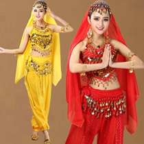 Indian dance performance costume belly dance suit new adult practice dance performance dance performance set