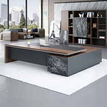 Creative desk boss table and chair combination simple modern atmosphere single president table big class manager table
