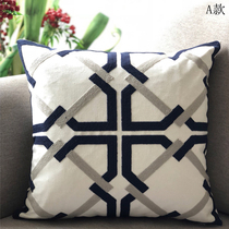 Chinese cuddle pillow sofa cushion car Waist Back Cushion Office lunch rest on pillow headboard backrest cover waist pillow cushion core