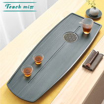 Touch Miss natural Wujin Stone tea plate stone simple Zen Japanese dry bubble household small tea table Tea Sea