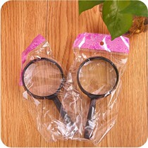 Anti-drop handheld high magnifying glass HD childrens toy magnifying glass 5 times the old man reading books and newspapers expansion mirror