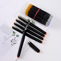 Black gel pen 1 0 large capacity signature pen 0 7 Business calligraphy practice pen 0 5 office student pen refill