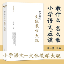 Primary school Chinese style teaching Dagan Zhou Yinxue primary and secondary school teaching auxiliary education theory Chinese teachers teachers use books teaching teaching auxiliary and reference books to help front-line teachers to solve doubts and doubts