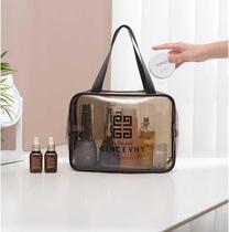 pvc transparent cosmetic bag ins style travel portable waterproof hand wash bag skin care cosmetic storage bag