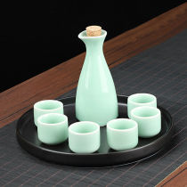 Sake wine set set White Wine hot pot hot wine pot hot wine pot hot wine glass Japanese vintage wine dispenser wine cup