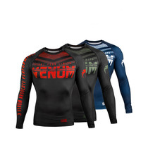 VENUM Venom Avengers George mma Fighting Wear Tight Boxing Uffles Boxing UCF Sanda Fitness Short Sleeve T-Shirt