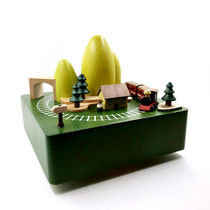 jeancard wood music box eight-tone box girl creative gift to wife girlfriend childrens Valentines Day boy