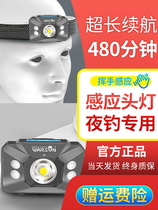  Induction headlights strong light charging ultra-bright head-mounted lighting night fishing fishing special outdoor imported bait